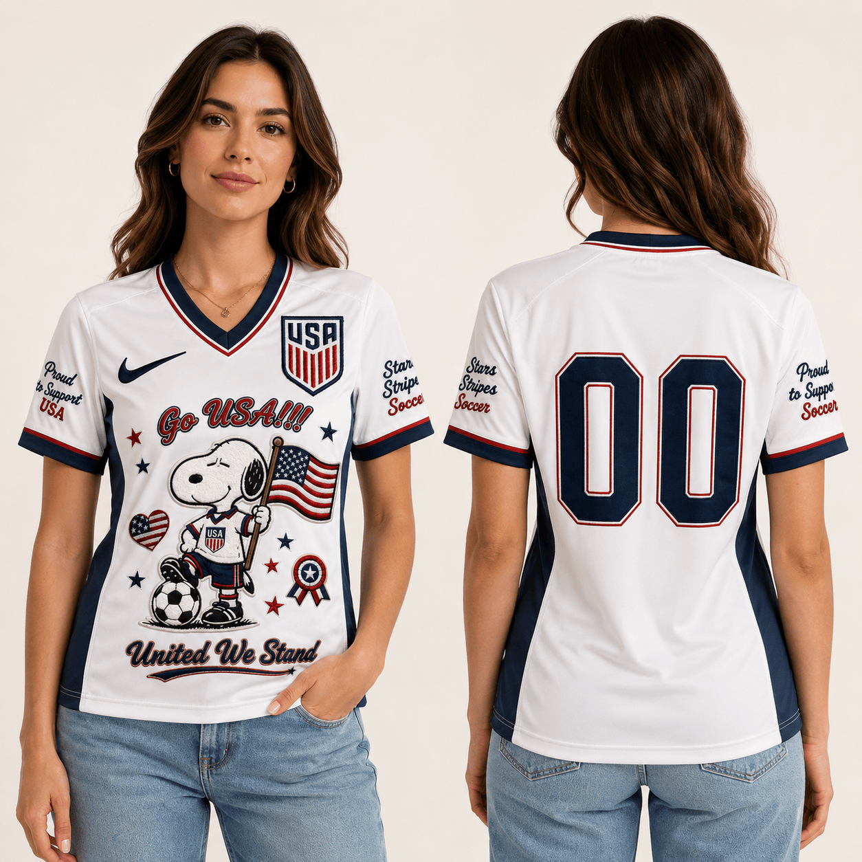 USMNT V-neck Shirt HTTT