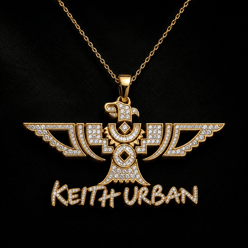 KUB Solid Gold Chain with Diamond Pendant TMH