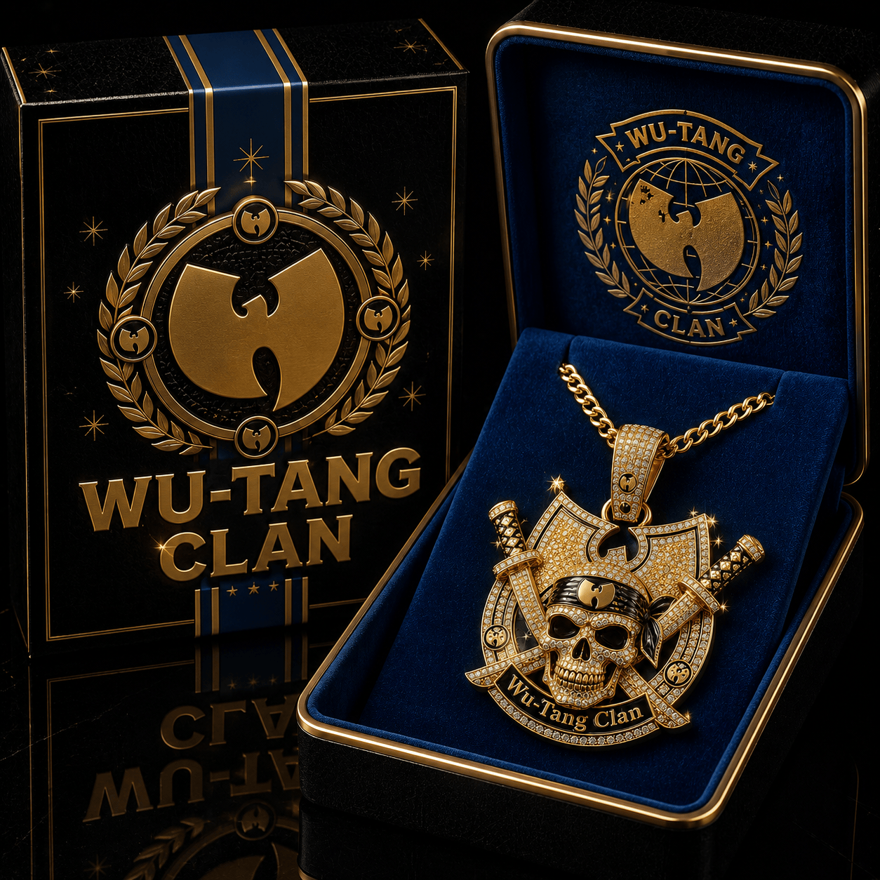 WTC Solid Gold Chain with Diamond Pendant PDL